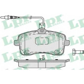 Колодки тормозные дисковые для PEUGEOT 407(6C#,6D#,6E#) <b>LPR 05P1196 / 24134</b>