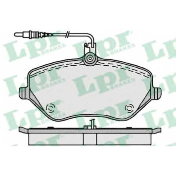 Колодки тормозные дисковые для CITROEN C5(RD#,TD#), C6(TD#) / PEUGEOT 407(6C#,6D#,6E#), 607(9D,9U) <b>LPR 05P1202 / 24174</b>