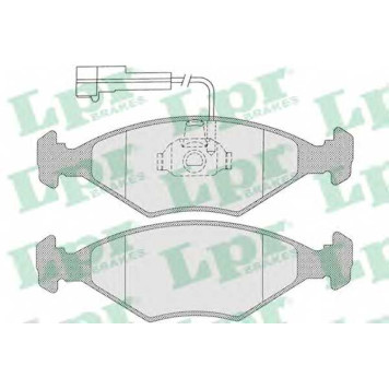 Колодки тормозные дисковые для FIAT PALIO(178DX) <b>LPR 05P1204 / 23218</b>