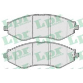 Колодки тормозные дисковые для CHEVROLET LACETTI(J200), NUBIRA / DAEWOO LACETTI(J200,KLAN), NUBIRA(KLAN) <b>LPR 05P1208 / 5SP1208</b>