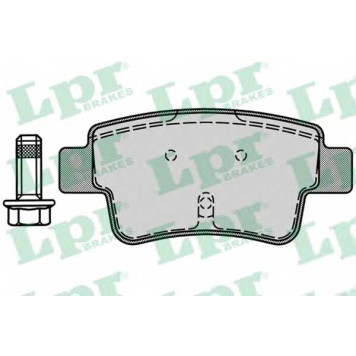 Колодки тормозные дисковые для FIAT PUNTO(199) / OPEL CORSA <b>LPR 05P1224 / 24349</b>