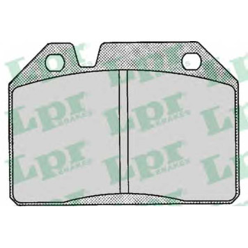 Колодки тормозные дисковые для PEUGEOT 204, 304(#04B#,#04C#,#04D#,#04M#), 404 <b>LPR 05P123 / 20151</b>