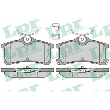 Колодки тормозные дисковые для TOYOTA AVENSIS(#T22#), COROLLA(#E11#), CORONA <b>LPR 05P1233 / 24020</b>