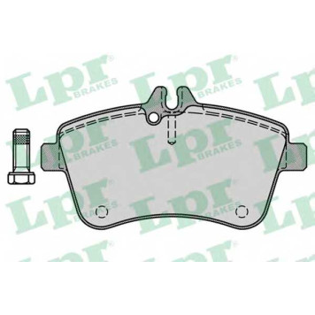 Колодки тормозные дисковые для MERCEDES A(W169), B(W245) <b>LPR 05P1243 / 23881</b>