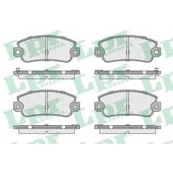 Колодки тормозные дисковые для RENAULT 12, 15, 17, 18, 21, 25, 30, 5, ESPACE, FUEGO <b>LPR 05P128 / 20336</b>