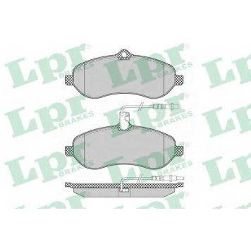 Колодки тормозные дисковые для CITROEN JUMPY / FIAT SCUDO(270, 272) / PEUGEOT EXPERT(VF3A#, VF3U#, VF3V#, VF3X#) <b>LPR 05P1348 / 24595</b>