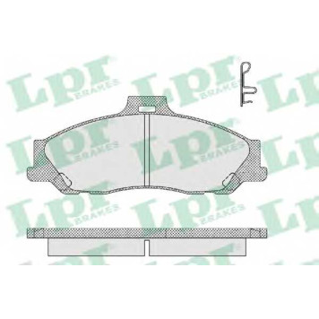 Колодки тормозные дисковые для FORD RANGER(EQ,ER) / MAZDA B-SERIE(UF,UN), BT-50(CD,UN) <b>LPR 05P1355 / 23540</b>