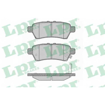 Колодки тормозные дисковые для NISSAN NAVARA(D40), PATHFINDER(R51) <b>LPR 05P1377 / 24240</b>