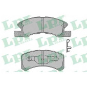 Колодки тормозные дисковые для DAIHATSU CHARADE(L2#), CUORE(L250#, L251, L260#, L275#, L285#), TREVIS <b>LPR 05P1443 / 24229</b>