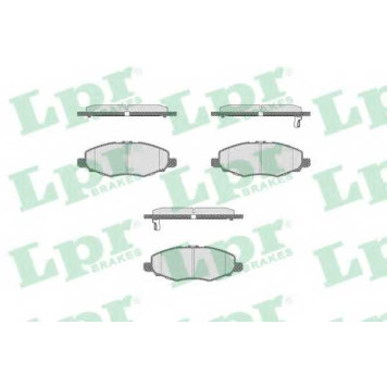 Колодки тормозные дисковые для TOYOTA HILUX(GGN#,KUN#,LAN#,TGN#) <b>LPR 05P1449 / 24523</b>
