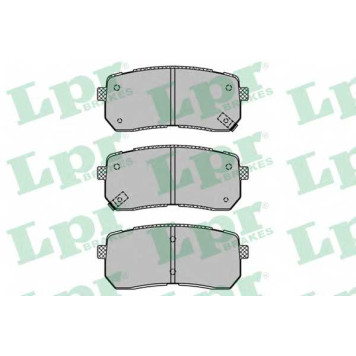 Колодки тормозные дисковые для HYUNDAI H-1 Travel(TQ), H-1(TQ), ix55 / KIA CARNIVAL / GRAND CARNIVAL(VQ) <b>LPR 05P1450 / 5SP1450</b>