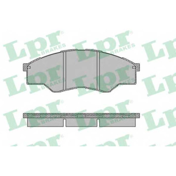 Колодки тормозные дисковые для TOYOTA HILUX(GGN#,KUN#,LAN#,TGN#) <b>LPR 05P1452 / 24567</b>
