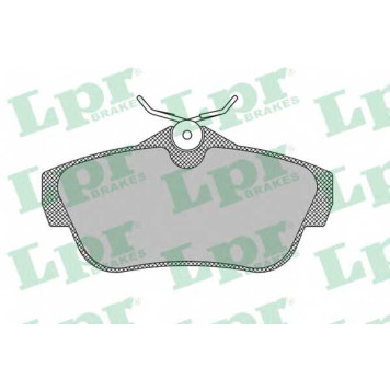 Колодки тормозные дисковые для CITROEN JUMPY / FIAT SCUDO(270, 272) / PEUGEOT EXPERT(VF3A#, VF3U#, VF3V#, VF3X#) <b>LPR 05P1460 / 24578</b>