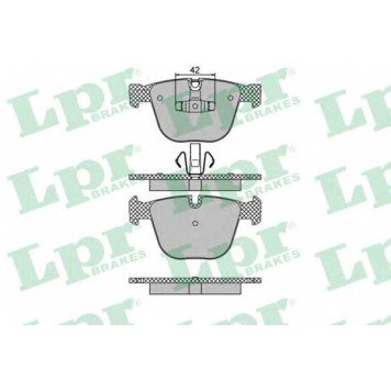 Колодки тормозные дисковые для BMW 5(F07), 7(F01,F02,F03,F04) <b>LPR 05P1473 / 23731</b>