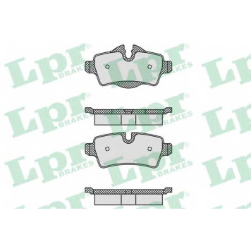 Колодки тормозные дисковые <b>LPR 05P1481 / 24289</b>