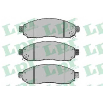 Колодки тормозные дисковые для NISSAN NAVARA(D40), PATHFINDER(R51), PICKUP(D22) <b>LPR 05P1495 / 24228</b>