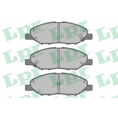 Колодки тормозные дисковые для NISSAN TIIDA(C11X,SC11X) <b>LPR 05P1497 / 24682</b>