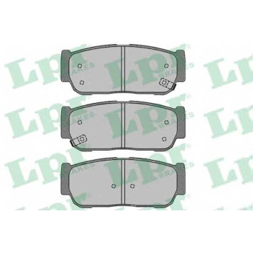 Колодки тормозные дисковые для KIA SORENTO(JC) / SSANGYONG KYRON, REXTON, RODIUS <b>LPR 05P1504 / 23931</b>