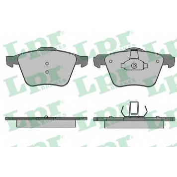 Колодки тормозные дисковые для FORD GALAXY(WA6), S-MAX(WA6) / VOLVO S60, S80(AS), V60, V70(BW), XC70 <b>LPR 05P1507 / 24521</b>