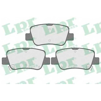 Колодки тормозные дисковые для TOYOTA AVENSIS(ADT27,ZRT27) <b>LPR 05P1522 / 24885</b>