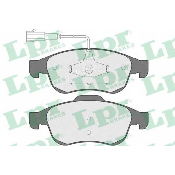 Колодки тормозные дисковые <b>LPR 05P1535 / 24538</b>