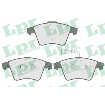Колодки тормозные дисковые для VW MULTIVAN(7EF, 7EM, 7EN, 7HF, 7HM, 7HN), TRANSPORTER(70XD, 7E, 7EA, 7EB, 7EF, 7EG, 7EH, 7EJ, 7HA, 7HB, 7HF, 7HH, 7HJ, 7JD, 7JE) <b>LPR 05P1536 / 23749</b>