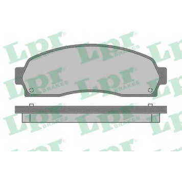 Колодки тормозные дисковые <b>LPR 05P1542 / 25068</b>