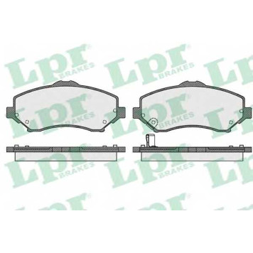 Колодки тормозные дисковые для CHRYSLER GRAND VOYAGER(RT) / FIAT FREEMONT(JC#,JF#) / JEEP CHEROKEE(KJ,KK), WRANGLER(JK,TJ) / LANCIA VOYAGER(RT) <b>LPR 05P1548 / 24604</b>