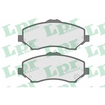 Колодки тормозные дисковые для CHRYSLER GRAND VOYAGER(RT) / FIAT FREEMONT(JC#,JF#) / JEEP CHEROKEE(KK) <b>LPR 05P1549 / 24604</b>