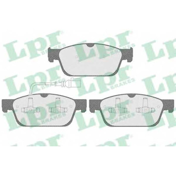 Колодки тормозные дисковые для VW MULTIVAN(7EF, 7EM, 7EN, 7HF, 7HM, 7HN), TRANSPORTER(7E, 7EA, 7EB, 7EF, 7EG, 7EH, 7EJ, 7HA, 7HB, 7HF, 7HH, 7HJ, 7JD, 7JE) <b>LPR 05P1551 / 24623</b>