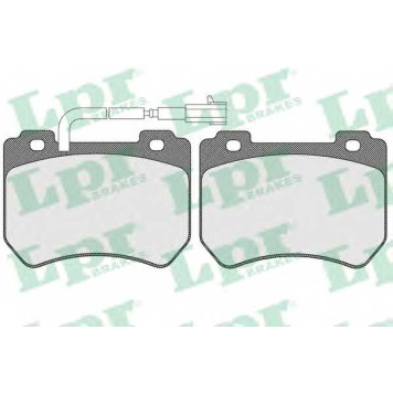 Колодки тормозные дисковые <b>LPR 05P1552 / 24852</b>