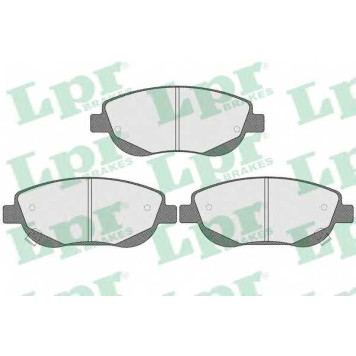 Колодки тормозные дисковые для TOYOTA AVENSIS(ADT27,ZRT27), VERSO(#AUR2#,#ZGR2#) <b>LPR 05P1566 / 24946</b>