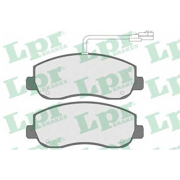 Колодки тормозные дисковые для OPEL MOVANO / RENAULT MASTER(EV,FV,HV,JV,UV) <b>LPR 05P1579 / 25147</b>