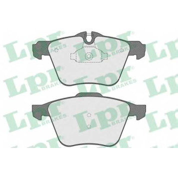 Колодки тормозные дисковые <b>LPR 05P1587 / 24080</b>