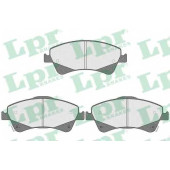 Колодки тормозные дисковые для TOYOTA AURIS, AVENSIS, COROLLA, VERSO <b>LPR 05P1589 / 24668</b>