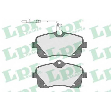Колодки тормозные дисковые для PEUGEOT 407(6C#,6D#,6E#) <b>LPR 05P1601 / 24134</b>
