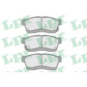 Колодки тормозные дисковые для DAIHATSU CHARADE(L2#), CUORE(L250#, L251, L260#, L275#, L285#), SIRION(M3#), TANTO(L35#, L36#), TREVIS / SUBARU JUSTY <b>LPR 05P1632 / 25262</b>