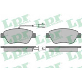 Колодки тормозные дисковые для CITROEN NEMO(AA#) / FIAT 500(312), LINEA(323), PUNTO(199) / PEUGEOT BIPPER(AA#) <b>LPR 05P1656 / 23705</b>