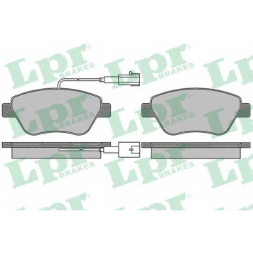 Колодки тормозные дисковые для CITROEN NEMO(AA#) / FIAT 500(312), LINEA(323), PUNTO(199) / PEUGEOT BIPPER(AA#) <b>LPR 05P1656 / 23705</b>