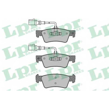 Колодки тормозные дисковые для PORSCHE CAYENNE(955,9PA) / VW TOUAREG(7L6,7L7,7LA) <b>LPR 05P1667 / 24367</b>