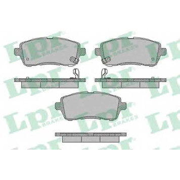 Колодки тормозные дисковые для DAIHATSU COO, MATERIA(M4#), SIRION(M3#) / MAZDA 2(DE) / SUBARU JUSTY / SUZUKI SWIFT(FZ,NZ) <b>LPR 05P1673 / 24285</b>