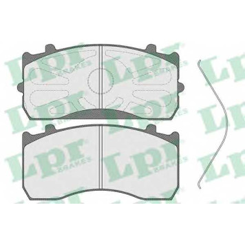 Колодки тормозные дисковые для MAN TGL / MERCEDES ACTROS, ATEGO <b>LPR 05P1683 / 29115</b>