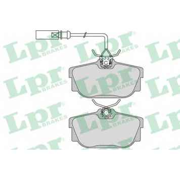 Колодки тормозные дисковые для FORD GALAXY(WGR) / VW SHARAN(7M6, 7M8, 7M9), TRANSPORTER(70XA, 70XB, 70XC, 70XD, 7DB, 7DK, 7DW) <b>LPR 05P1699 / 23224</b>