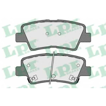 Колодки тормозные дисковые для HYUNDAI GRANDEUR(TG), i40 CW(VF), i40(VF), SONATA(NF) / KIA CEED(JD), OPTIMA, RIO(UB) <b>LPR 05P1710 / 25337</b>