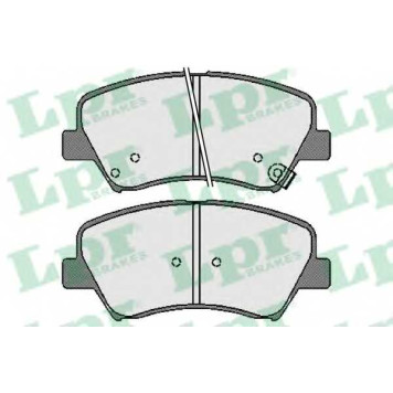 Колодки тормозные дисковые для HYUNDAI i30 CW(GD), i30(GD), VELOSTER(FS) / KIA CEED(JD), CEE`D(JD), PRO CEE?D(JD) <b>LPR 05P1753 / 25692</b>
