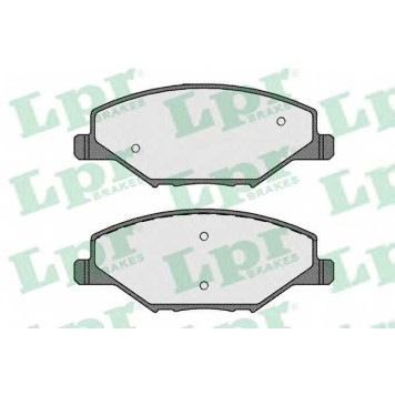 Колодки тормозные дисковые для SKODA FABIA <b>LPR 05P1795 / 25681</b>