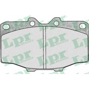 Колодки тормозные дисковые для TOYOTA 4 RUNNER, HILUX, LAND CRUISER <b>LPR 05P202 / 20852</b>