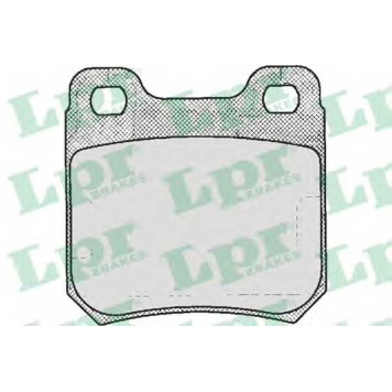 Колодки тормозные дисковые для OPEL OMEGA(21#, 22#, 23#, 25#, 26#, 27#) <b>LPR 05P206 / 21050</b>