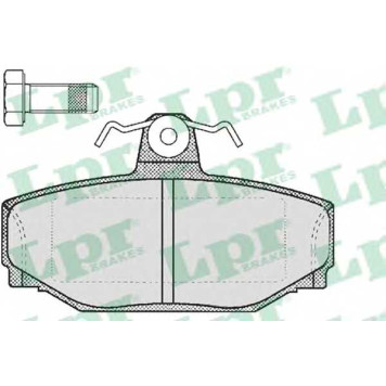 Колодки тормозные дисковые для VOLVO 740, 760, 780, 850, 940, 960, C70, S70, S90, V70, V90, XC70 CROSS COUNTRY <b>LPR 05P217 / 21385</b>