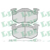Колодки тормозные дисковые для RENAULT 5(122#), CLIO(5/357#,B/C57#,S57#), RAPID(F40#,G40#), SUPER 5(B/C40#,S40#), TWINGO(C06#,S06#) <b>LPR 05P231 / 20634</b>